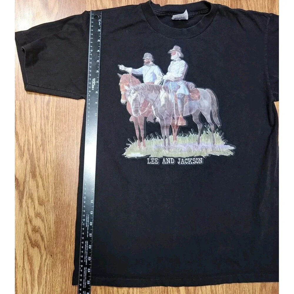 Vintage Lee And Jackson Mens Medium T Shirt Black Stadium Court